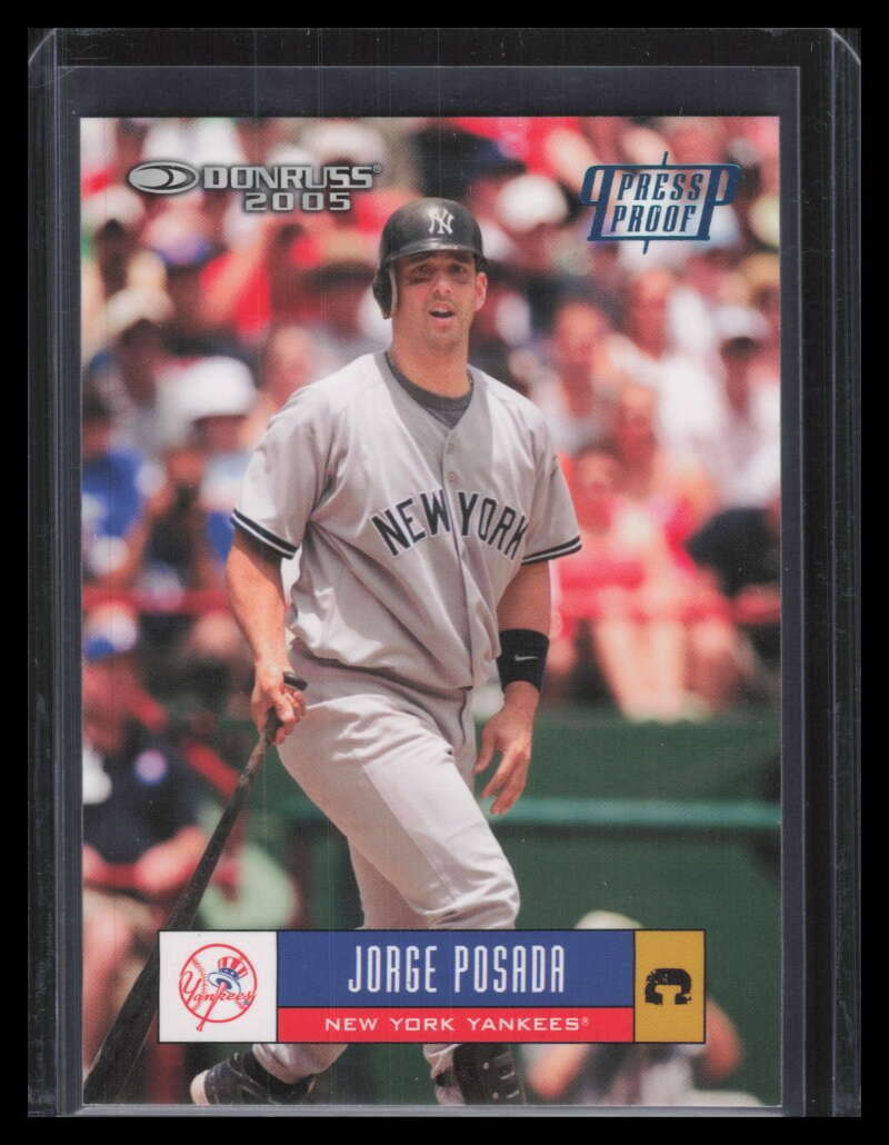 2005 Donruss Press Proofs Blue 275 Jorge Posada 88/100