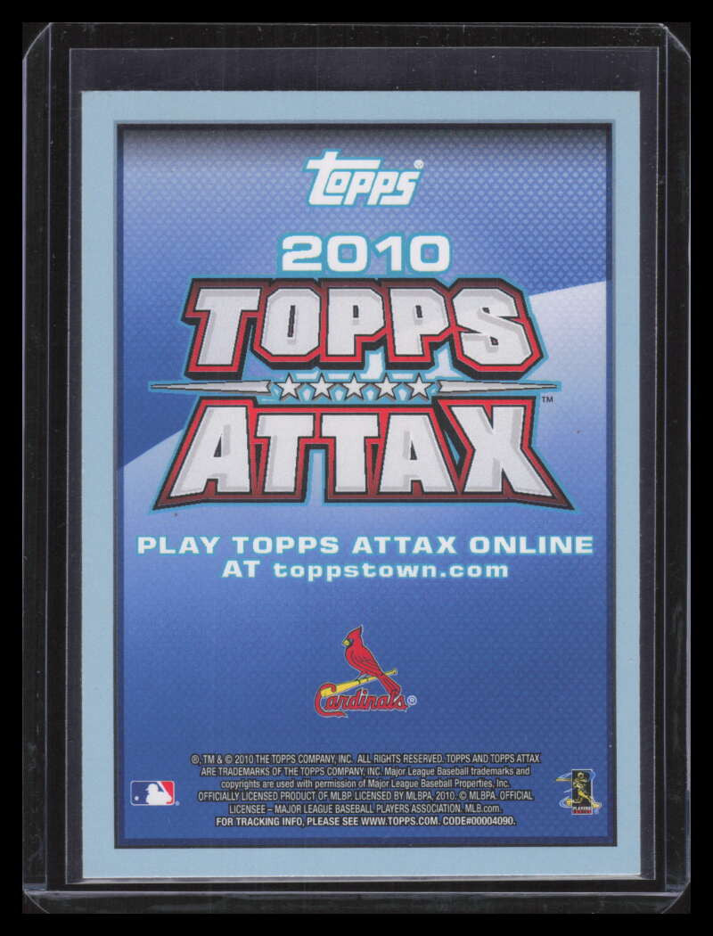 2010 Topps Attax Gold Foil 18 Albert Pujols Superstar
