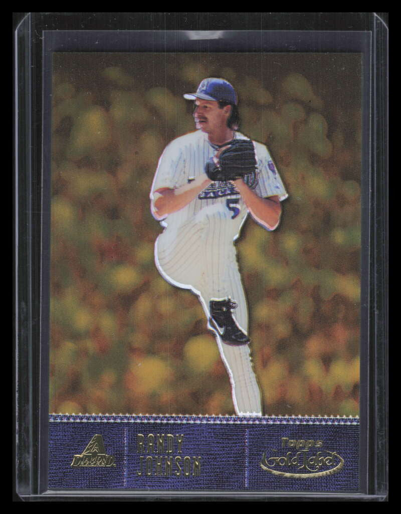 2001 Topps Gold Label Class 1 Gold 87 Randy Johnson 606/999