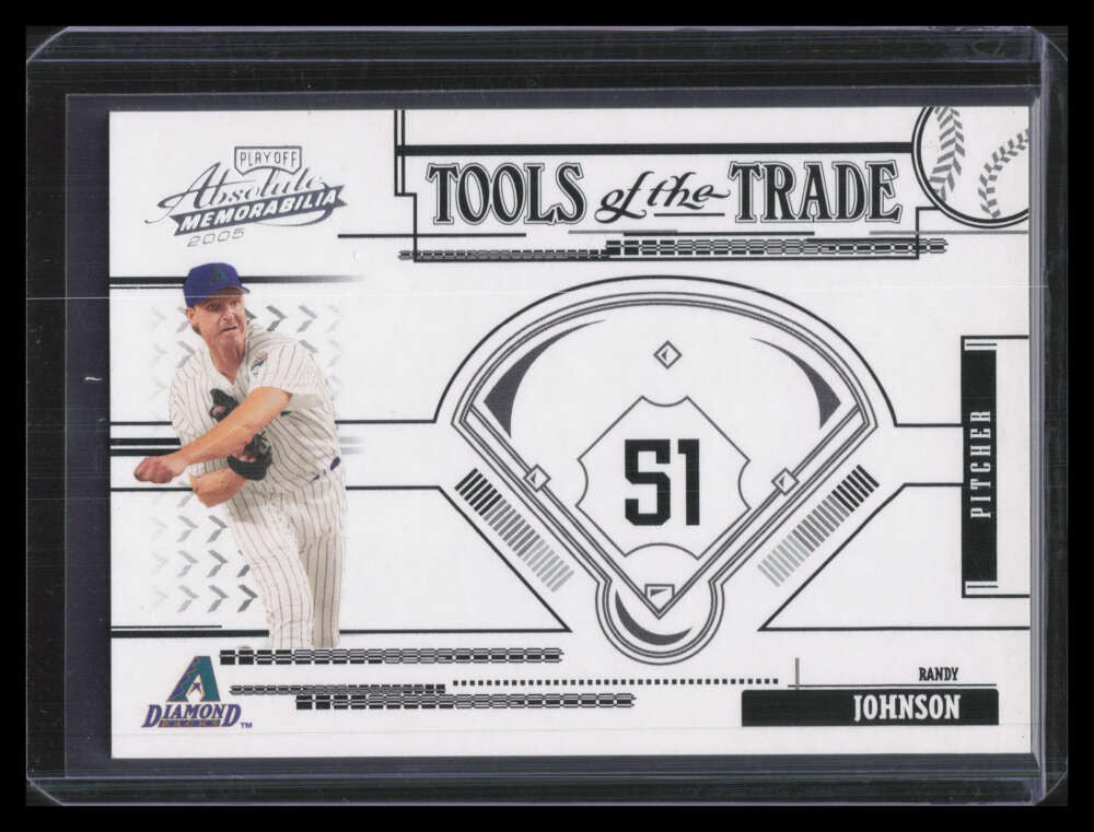 2005 Absolute Tools of the Trade Black tt165 Randy Johnson D'backs 33/100