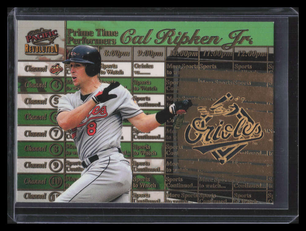 DELETE 162425 1998 Revolution Prime Time Performers 1 Cal Ripken Jr.
