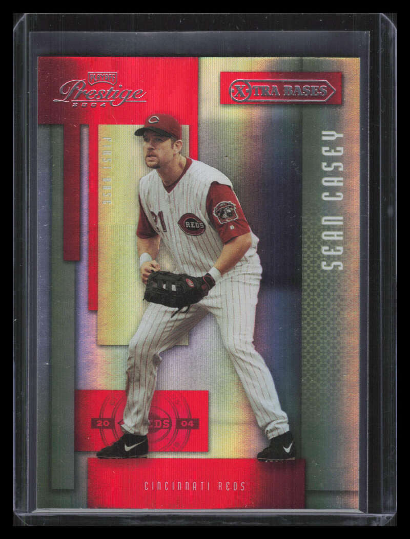 2004 Playoff Prestige Xtra Bases Red 56 Sean Casey 3/25