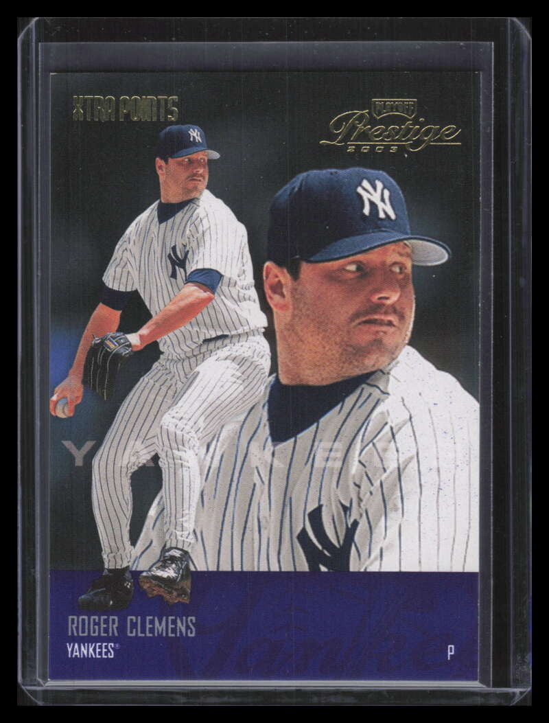 2003 Playoff Prestige Xtra Points Purple 58 Roger Clemens 105/150