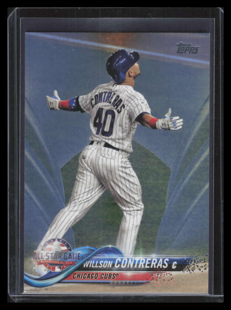 2018 Topps Update Father's Day Blue us94 Willson Contreras AS 8/50 All-Star Game