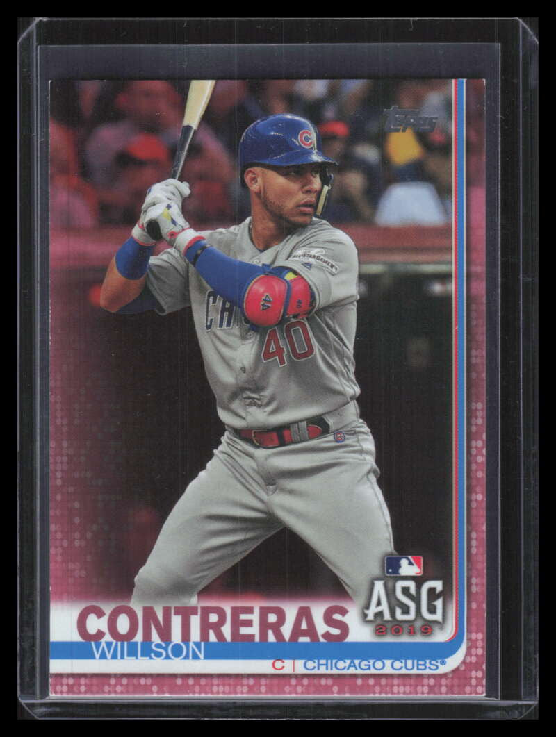 2019 Topps Update Mother's Day Pink us87 Willson Contreras 10/50 All-Star Game
