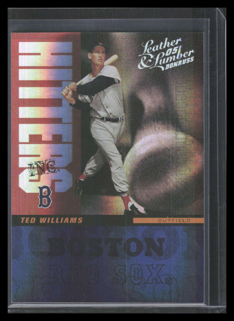 2005 Leather and Lumber Hitters Inc. Silver 23 Ted Williams 192/200