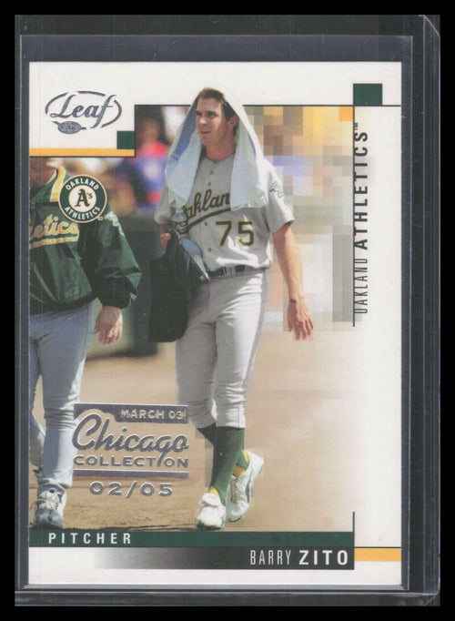 2003 Leaf Chicago Collection 78 Barry Zito 2/5