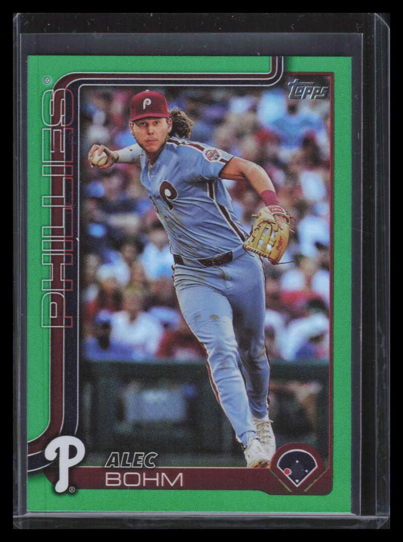 2025 Topps Green Rainbow Foil 7 Alec Bohm 49/99