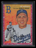 2023 Topps Chrome Platinum Toile Cream Fuchsia Refractor 447 Gil Hodges 81/100