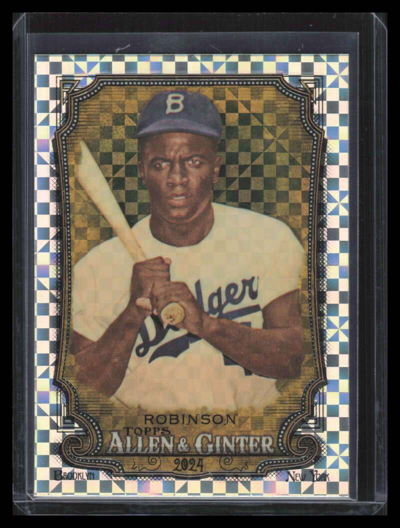 2024 Topps Allen and Ginter Chrome X-Fractor 170 Jackie Robinson