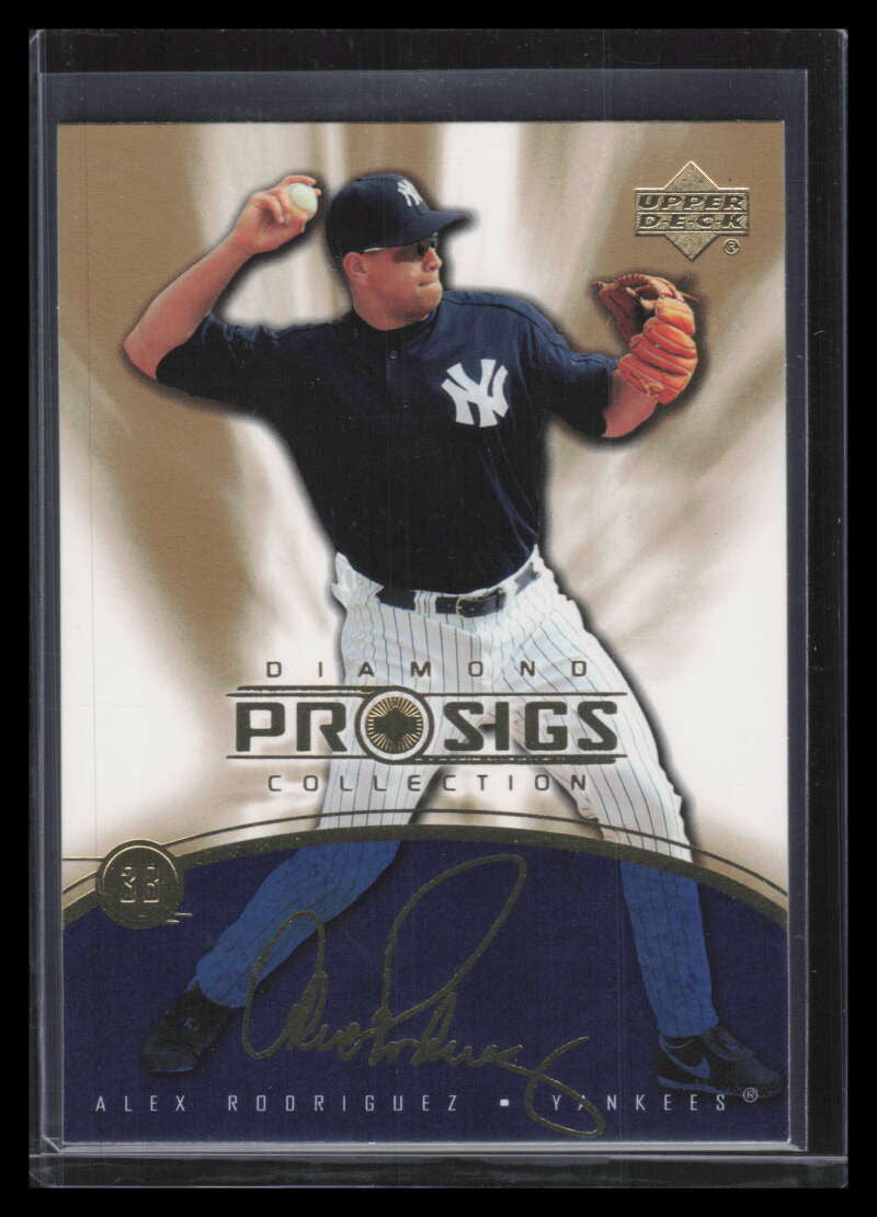 2004 UD Diamond Pro Sigs Gold 35 Alex Rodriguez Yanks