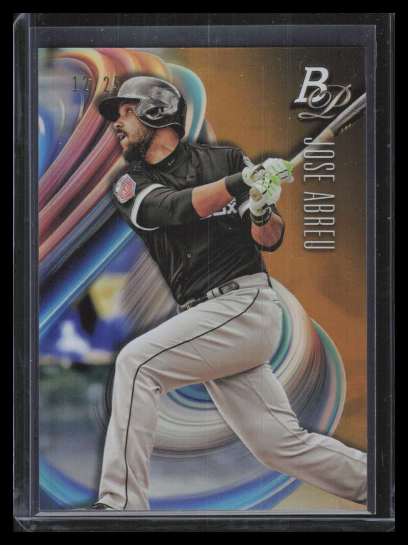 2018 Bowman Platinum Orange 60 Jose Abreu 12/25