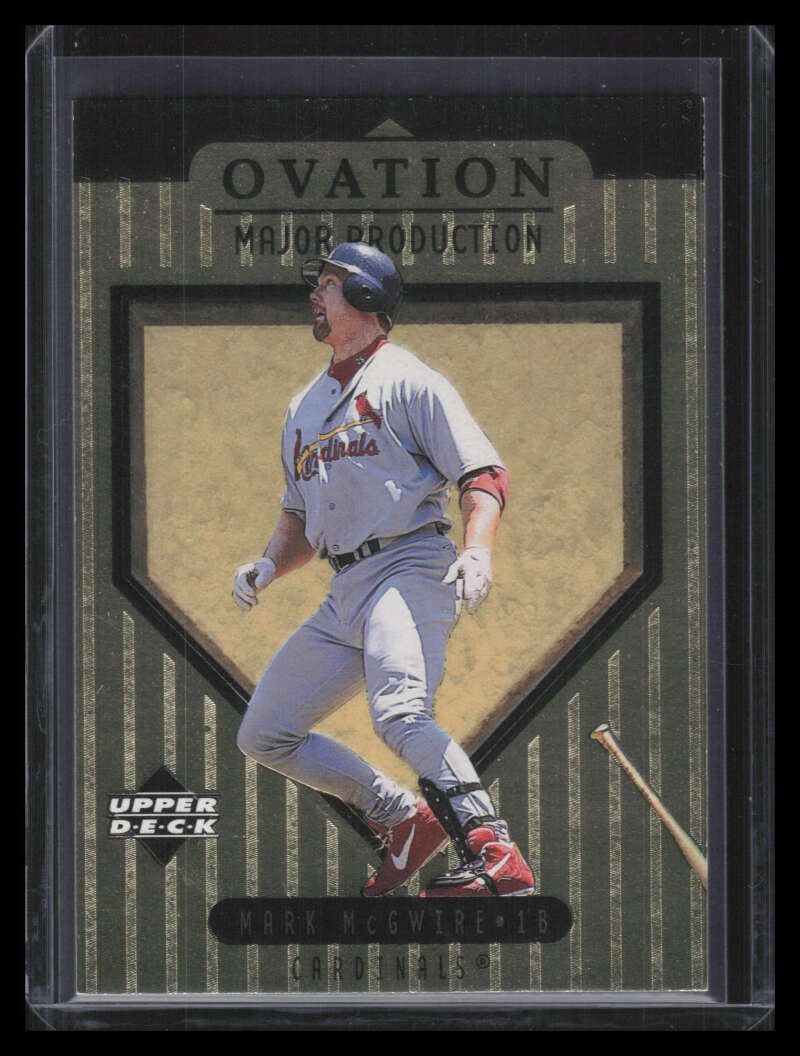 1999 Upper Deck Ovation Major Production s2 Mark McGwire ID: 162540