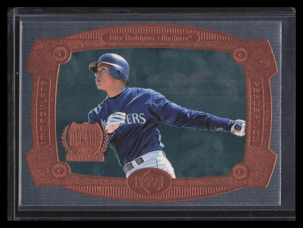 1999 Upper Deck Immaculate Perception Double i21 Alex Rodriguez 363/1000