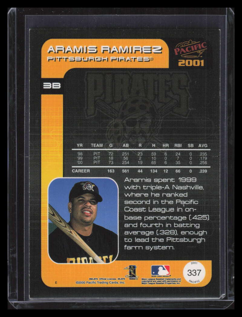 2001 Pacific Premiere Date 337 Aramis Ramirez 7/36