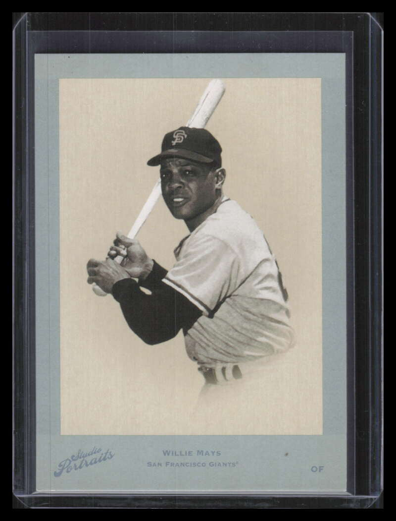 2005 Studio Portraits DK Blue B/W 24 Willie Mays 10/45