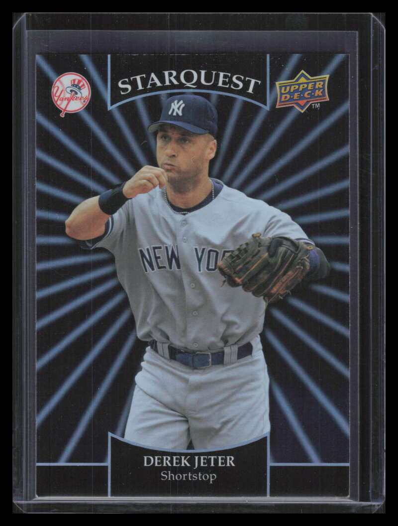 2009 Upper Deck StarQuest Ultra Rare Black sq6 Derek Jeter