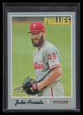 2019 Topps Heritage Silver Metal 403 Jake Arrieta /70