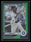 2023 Topps Big League Wrapper Redemption Green Foil wr43 Julio Rodriguez 13/99