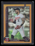 2025 Topps Gold Rainbow Foil 275 Carlos Correa 36/50