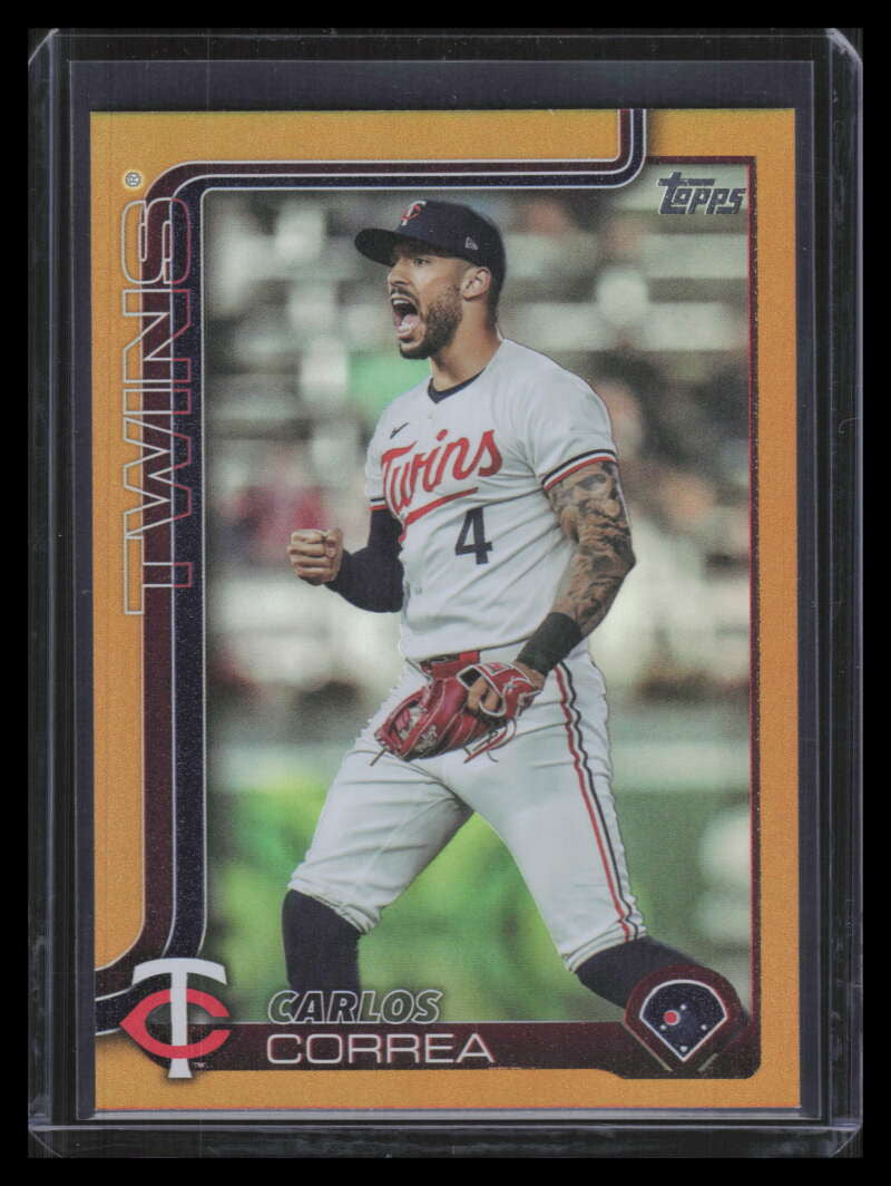 2025 Topps Gold Rainbow Foil 275 Carlos Correa 36/50