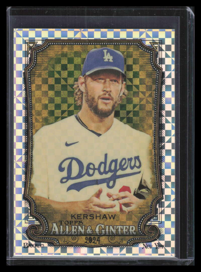 2024 Topps Allen and Ginter Chrome X-Fractor 52 Clayton Kershaw
