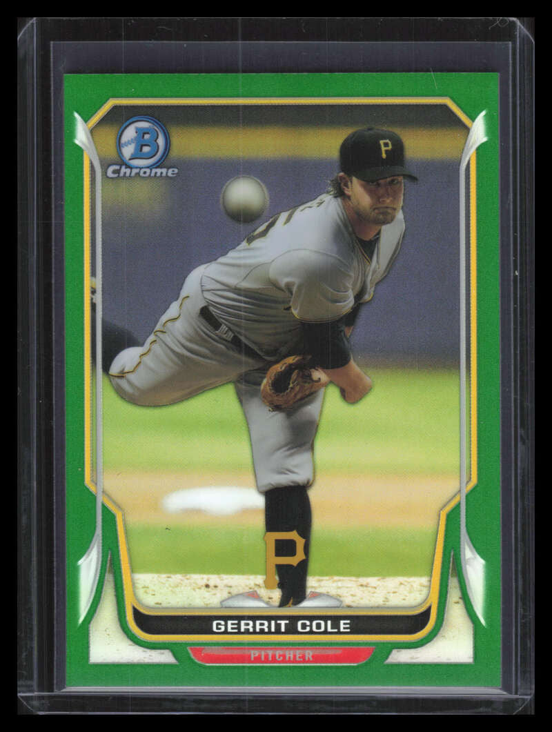 2014 Bowman Chrome Green Refractor 88 Gerrit Cole 70/75