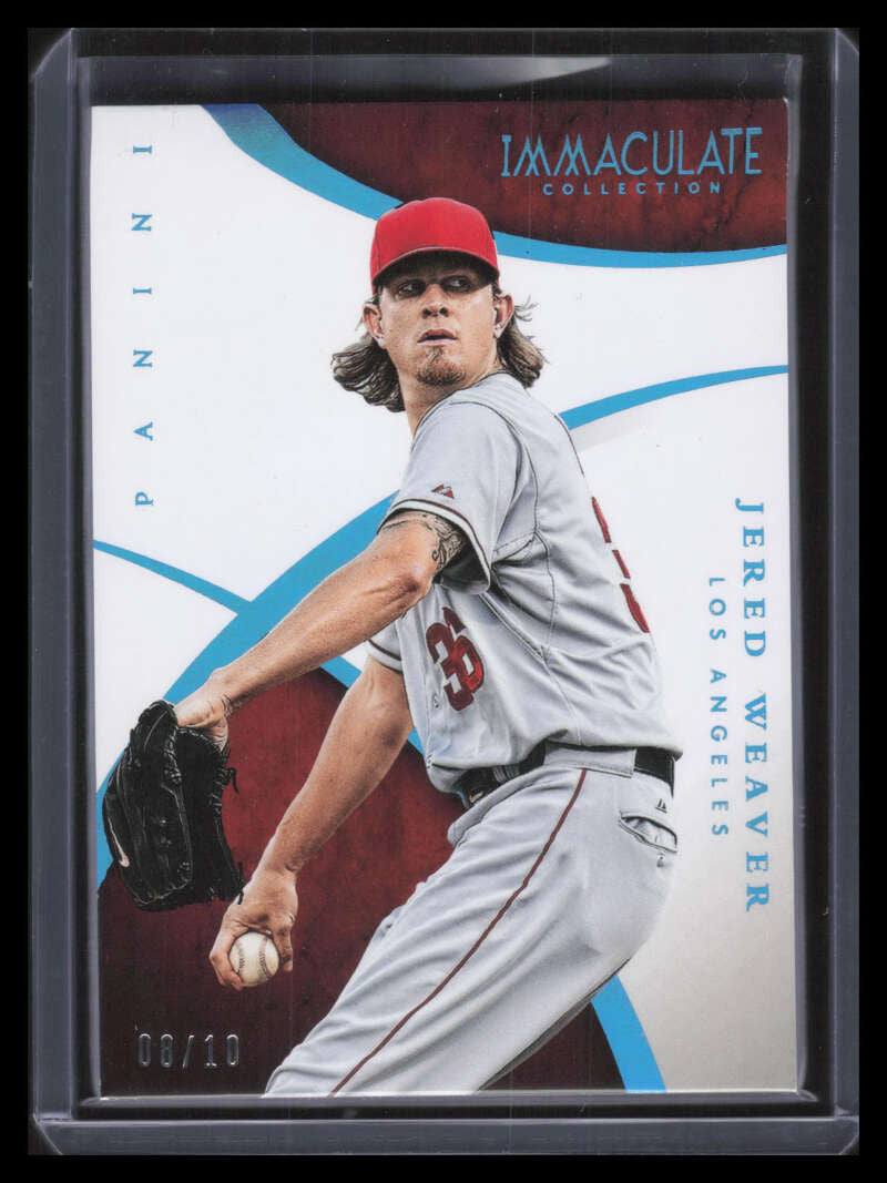 2015 Immaculate Collection Blue 65 Jered Weaver 8/10