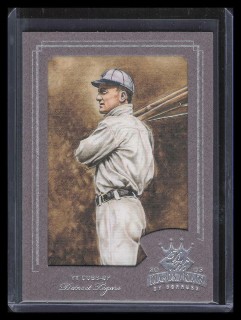 DELETE 162630 2003 Diamond Kings Silver Foil 172 Ty Cobb RET 151/400 Retired