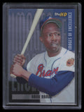 2001 Topps HD Images of Excellence Aluminum ie4 Hank Aaron