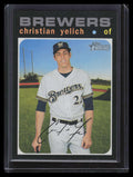 2020 Topps Heritage Silver Team Name Variations 174 Christian Yelich SP