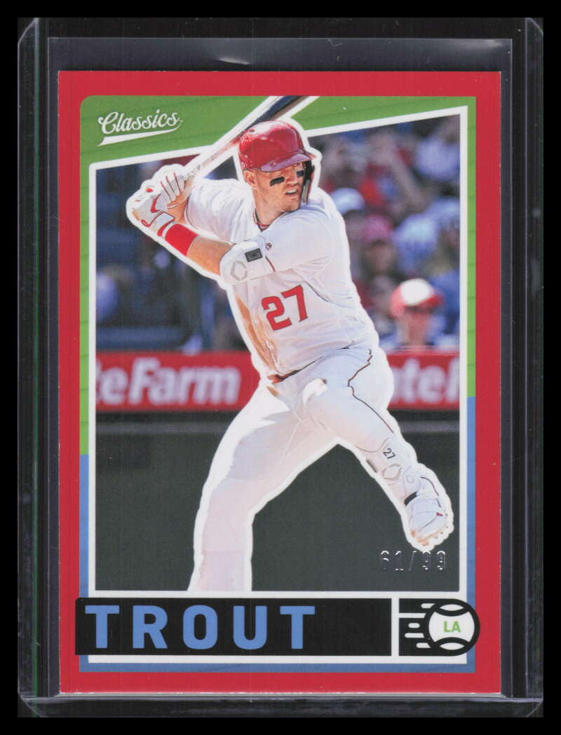 2019 Classics Red 1 Mike Trout 61/99