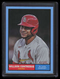 2024 Topps Archives Blue Foilboard 81 Willson Contreras 23/25