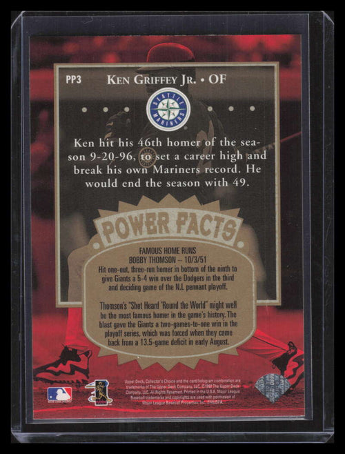 1997 Collector's Choice Premier Power Gold pp3 Ken Griffey Jr.