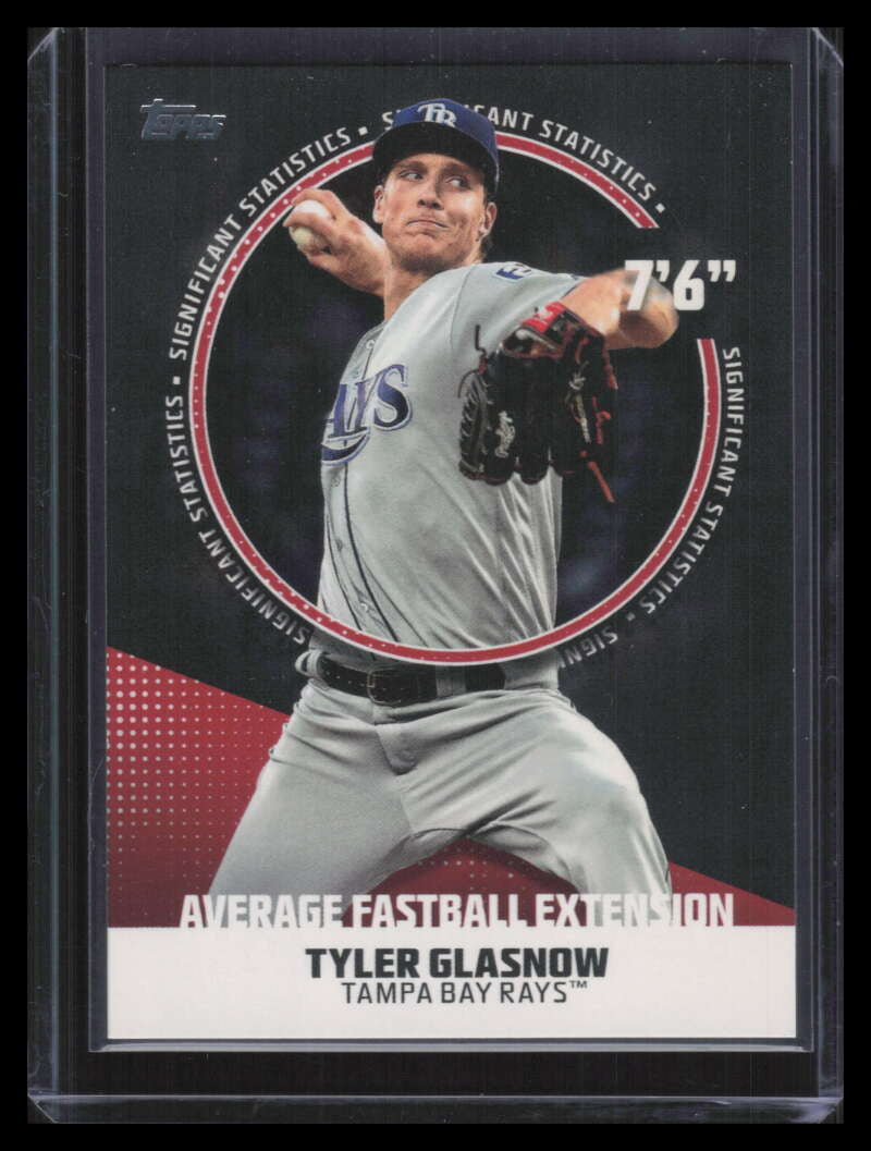 2019 Topps Significant Statistics Red ss21 Tyler Glasnow 3/10