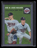 2003 Topps Heritage Chrome thc43 Mauer Brothers Jake Joe Mauer 550/1954