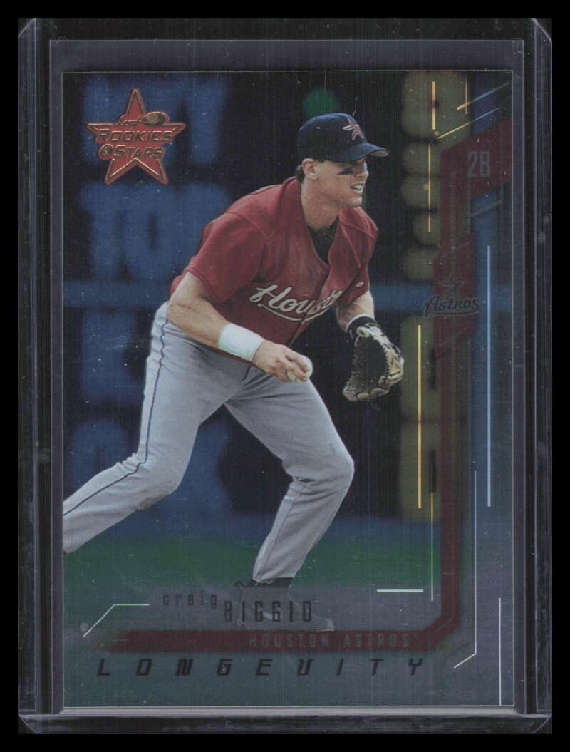 2001 Leaf Rookies and Stars Longevity 6 Craig Biggio 43/50