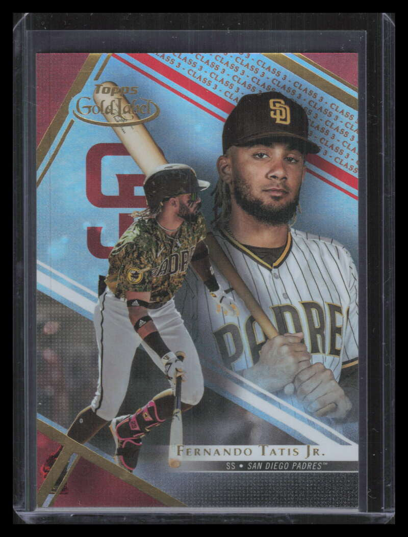 2021 Topps Gold Label Class 3 Red 95 Fernando Tatis Jr. 7/25