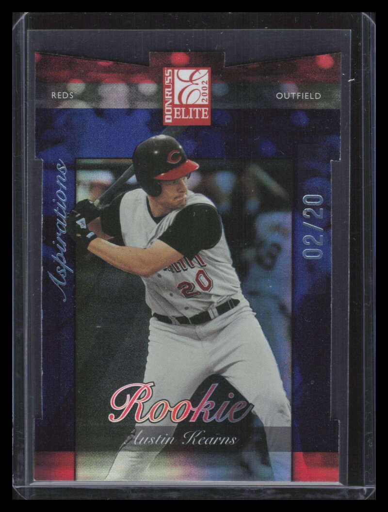 2002 Donruss Elite Aspirations 155 Austin Kearns ROO 2/20