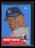 2008 Topps Factory Set Mickey Mantle Blue Refractor mmr53 Mickey Mantle 53t 1953