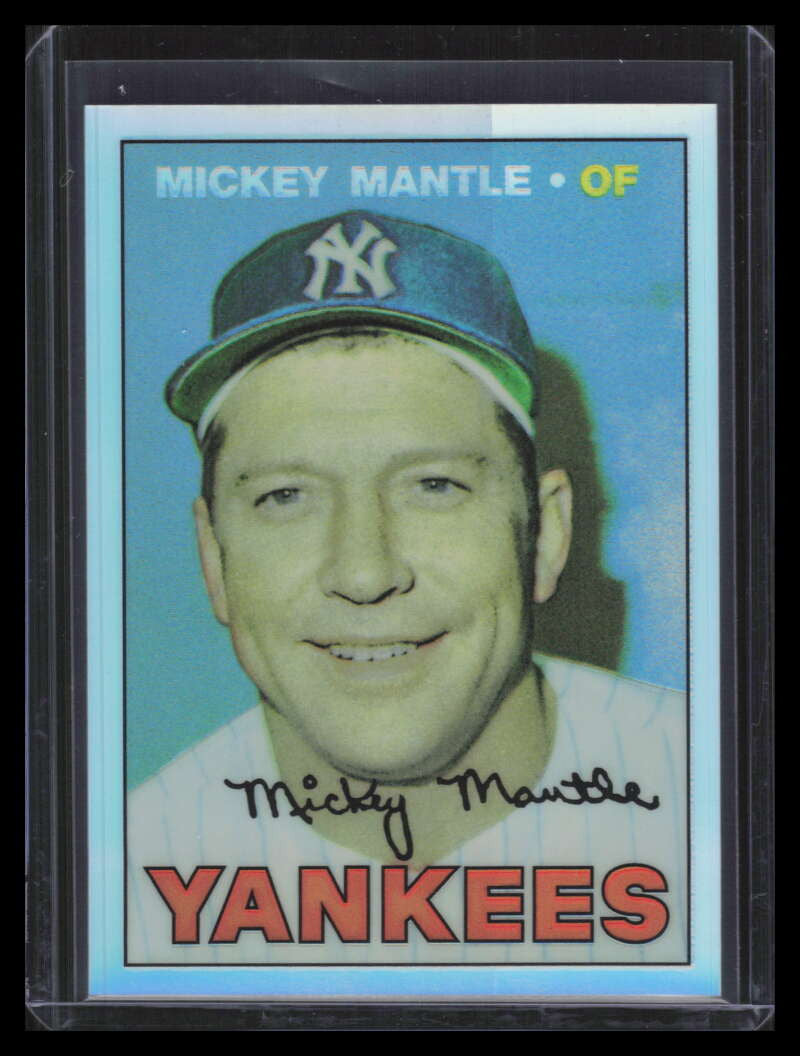 1996 Topps Mantle Finest Refractor 17 Mickey Mantle 1967 Topps ID: 162815