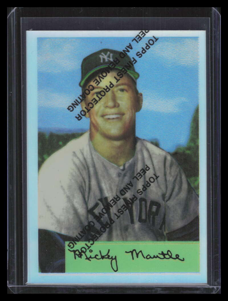 1996 Topps Mantle Finest Refractor 4 Mickey Mantle 1954 Bowman 150014