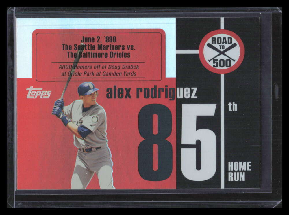 2007 Topps Alex Rodriguez Road to 500 arhr85 Alex Rodriguez Opening Day 150041
