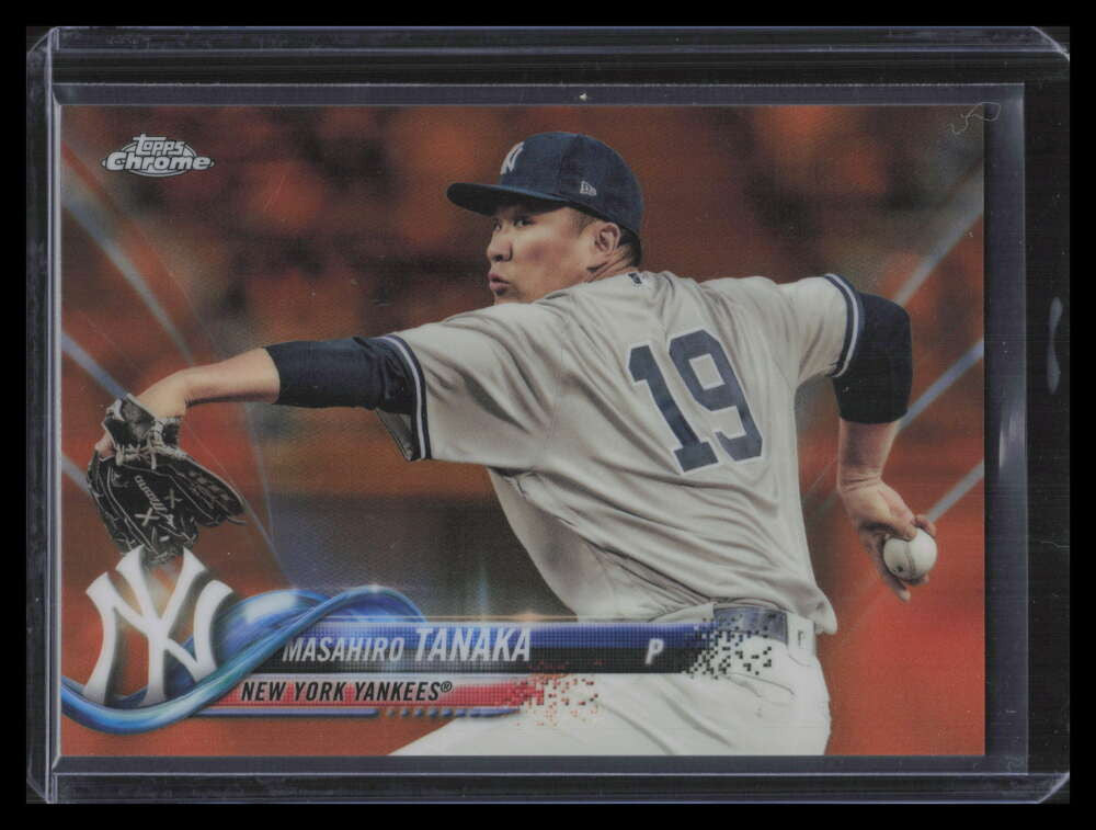 2018 Topps Chrome Orange Refractor 10 Masahiro Tanaka 11/25