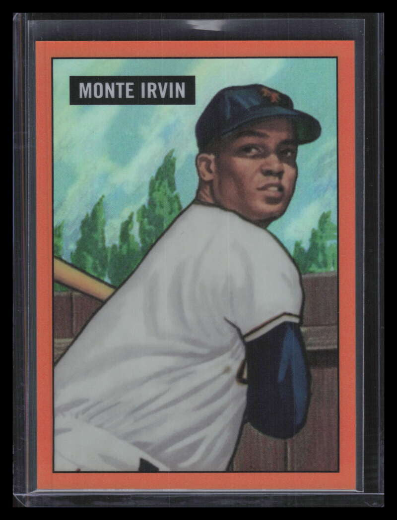 2017 Bowman Chrome Refractors That Never Were Orange RTNWMI Monte Irvin 10/25