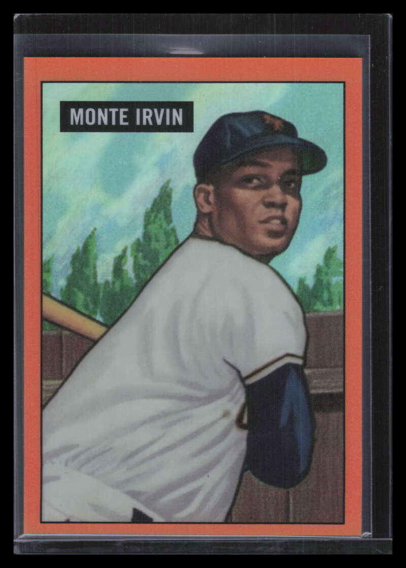 2017 Bowman Chrome Refractors That Never Were Orange RTNWMI Monte Irvin 18/25