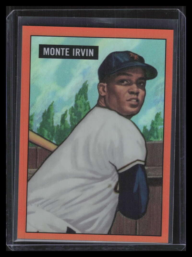 2017 Bowman Chrome Refractors That Never Were Orange RTNWMI Monte Irvin 8/25