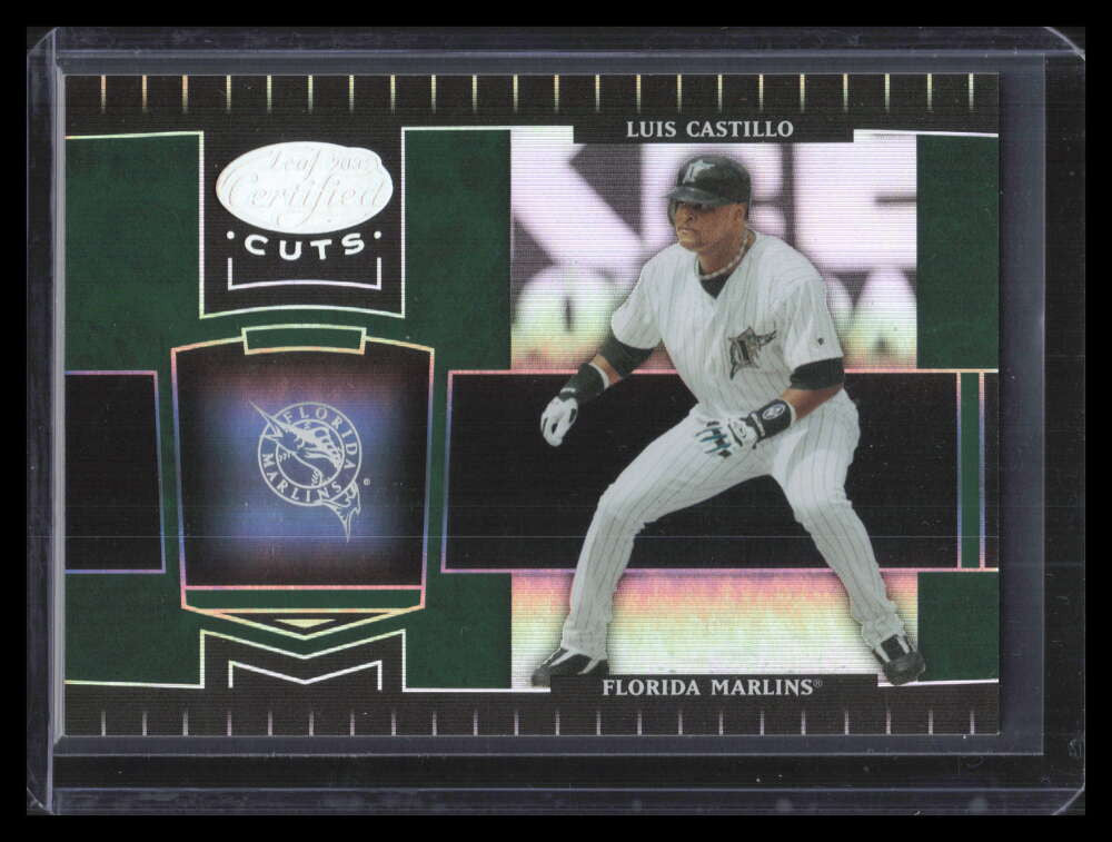 2004 Leaf Certified Cuts Marble Emerald 78 Luis Castillo 3/5