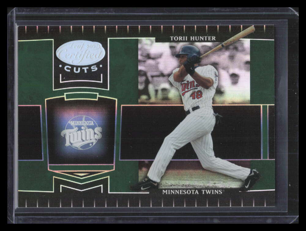 2004 Leaf Certified Cuts Marble Emerald 117 Torii Hunter 4/5