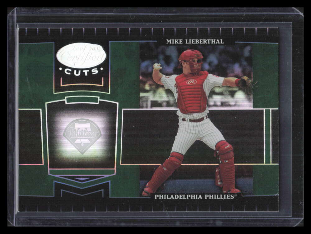 2004 Leaf Certified Cuts Marble Emerald 148 Mike Lieberthal 5/5